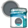Homebase Bathroom Mid Sheen Paint - Thunder 2.5L -Homebase 12832523 1514831964398656