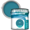 Homebase Bathroom Mid Sheen Paint - Teal 2.5L 2 Homebase Bathroom Mid Sheen Paint - Teal 2.5L -Homebase 12832694 5474831918570035