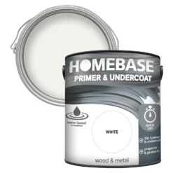 Homebase Interior Quick Dry Primer Undercoat White - 2.5L
