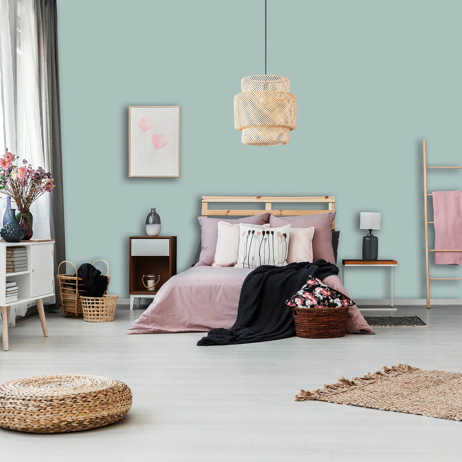 Homebase Tough & Durable Matt Paint Duck Egg - 5L 5 Homebase Tough & Durable Matt Paint Duck Egg - 5L - Image 3