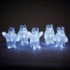 Acrylic LED Penguin Family Outdoor Christmas Decoration - Set Of 5 (Battery Operated) 2 Acrylic LED Penguin Family Outdoor Christmas Decoration - Set Of 5 (Battery Operated) -Homebase 12838413 1914987347779199