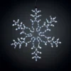 Snowflake Bright White Flashing LED Outdoor Christmas Light Decoration - 90cm 1 Snowflake Bright White Flashing LED Outdoor Christmas Light Decoration - 90cm -Homebase 12838415 9514884256759929