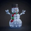 Acrylic LED Snowman 3D Outdoor Christmas Light Decoration - 50cm