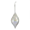Iridescent Jewels Glass Teardrop Hanging Christmas Tree Decoration