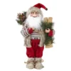 Standing Santa In Red Patterned Jumper Christmas Decoration - 40cm 2 Standing Santa In Red Patterned Jumper Christmas Decoration - 40cm -Homebase 12841234 1414831960095234