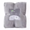 Fleece Throw - Grey - 120x150cm 2 Fleece Throw - Grey - 120x150cm -Homebase 12842190 5814831909272069