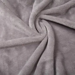 Fleece Throw - Grey - 120x150cm -Homebase 12842190 9034832977106076