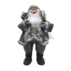 Traditional Standing Father Christmas With Grey Coat - 80cm 1 Traditional Standing Father Christmas With Grey Coat - 80cm -Homebase 13714904 1754984569070869