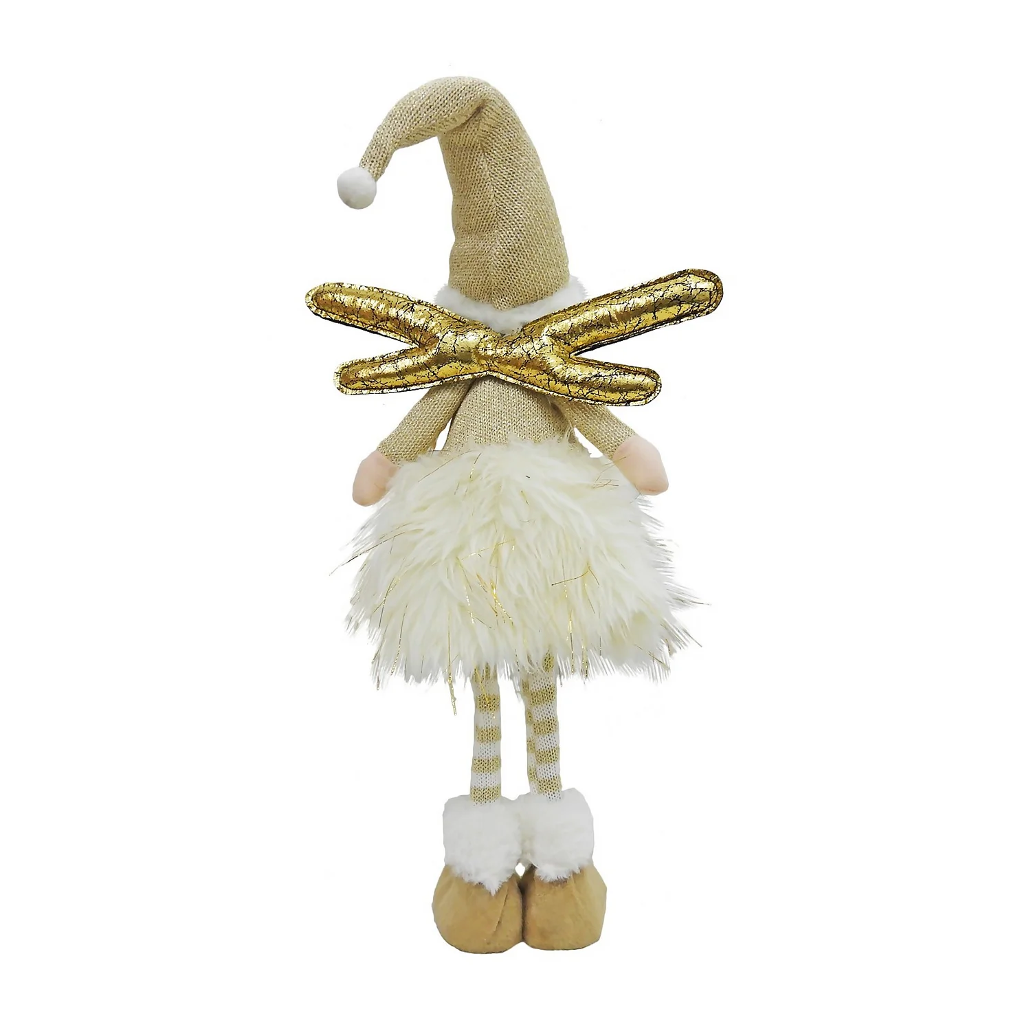 Gold Fairy Christmas Decoration - 59cm 4 Gold Fairy Christmas Decoration - 59cm - Image 2