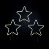 Neon Star LED Christmas Stake Lights - Pack Of 3 1 Neon Star LED Christmas Stake Lights - Pack Of 3 -Homebase 13733817 1924982754569931